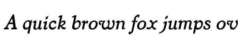 Preview of FONTSPRING DEMO - LTC Jenson Alternate Italic font