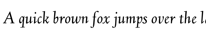 Preview of FONTSPRING DEMO - LTC Kaatskill Italic font