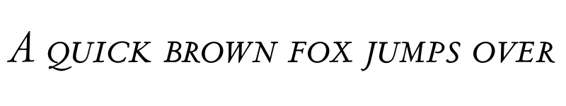 Preview of FONTSPRING DEMO - LTC Metropolitan Italic Small Caps font