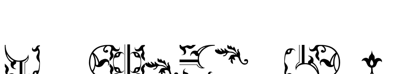 Preview of FONTSPRING DEMO - LTC Metropolitan Ornaments font