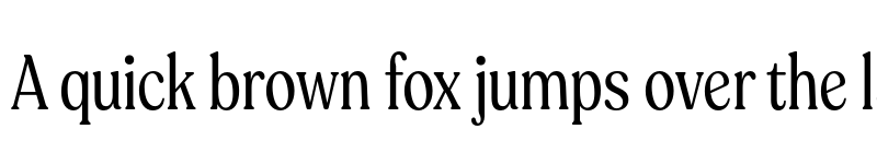 Preview of FONTSPRING DEMO - Ltt Recoleta Compressed Regular font