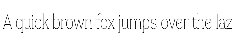 Preview of FONTSPRING DEMO - Ltt Recoleta Compressed Thin Regular font