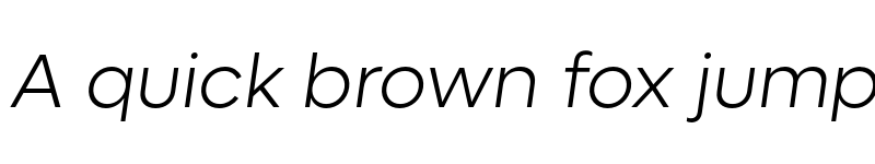 Preview of FONTSPRING DEMO - Lufga Light Italic font