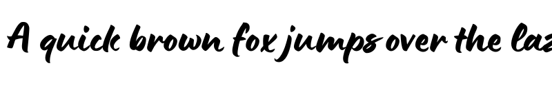 Preview of FONTSPRING DEMO - Lumios Brush Regular font