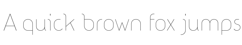 Preview of FONTSPRING DEMO - Macaroni Sans Thin Regular font