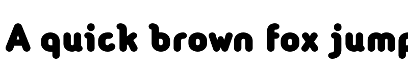 Preview of FONTSPRING DEMO - MacaroniSans-Black Regular font