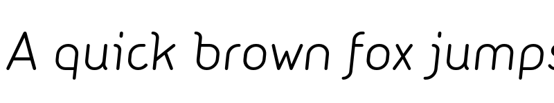 Preview of FONTSPRING DEMO - MacaroniSans-BookItalic Regular font