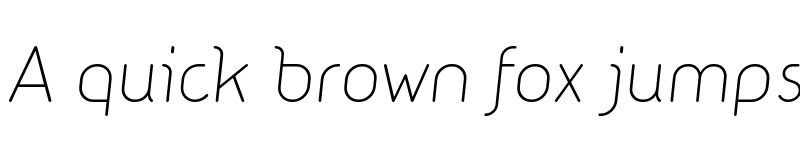 Preview of FONTSPRING DEMO - MacaroniSans-LightItalic Regular font