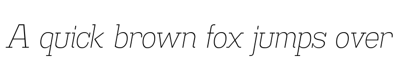 Preview of FONTSPRING DEMO - Madawaska El Italic font