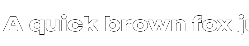 Preview of FONTSPRING DEMO - MADE Outer Sans Outline Bold font