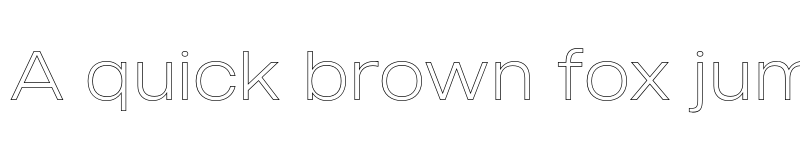 Preview of FONTSPRING DEMO - MADE Outer Sans Outline Thin font