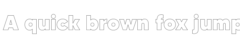 Preview of FONTSPRING DEMO - MADE TOMMY Outline Black font