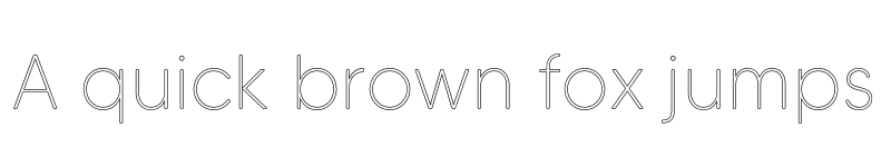 Preview of FONTSPRING DEMO - MADE Tommy Soft Outline Thin font