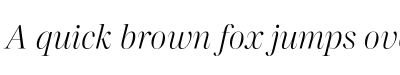 Preview of FONTSPRING DEMO - Madigan Light Italic font