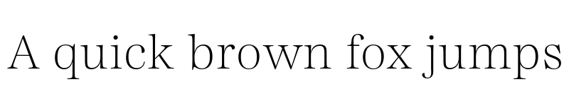 Preview of FONTSPRING DEMO - Madigan Text Thin Regular font