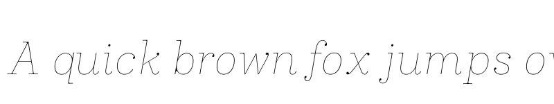 Preview of FONTSPRING DEMO - Madley Hairline Italic Regular font