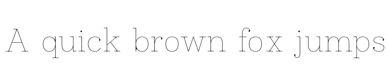 Preview of FONTSPRING DEMO - Madley Hairline Regular font