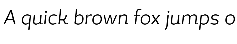Preview of FONTSPRING DEMO - Magallanes Cond Light Light Italic font