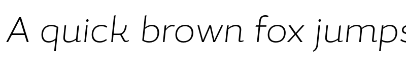 Preview of FONTSPRING DEMO - Magallanes ExtraLight ExtraLight Italic font