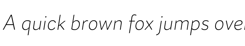 Preview of FONTSPRING DEMO - Magdelin Alt ExtraLight Italic font