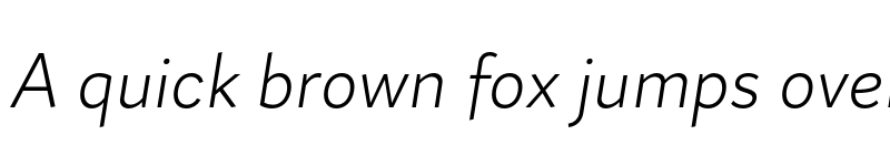 Preview of FONTSPRING DEMO - Magdelin Alt Light Italic font