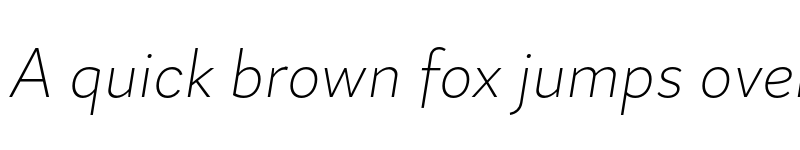 Preview of FONTSPRING DEMO - Magdelin ExtraLight Italic font