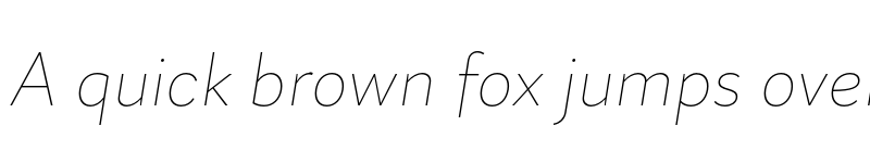 Preview of FONTSPRING DEMO - Magdelin Thin Italic font