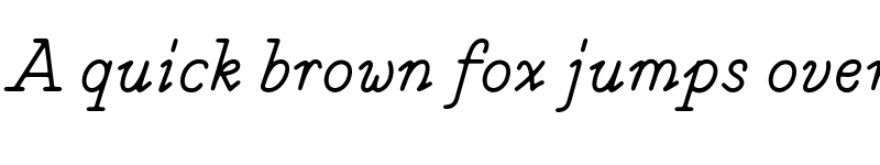 Preview of FONTSPRING DEMO - Magendfret Italic font