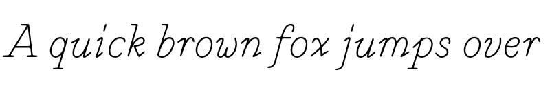 Preview of FONTSPRING DEMO - Magendfret Light Italic font