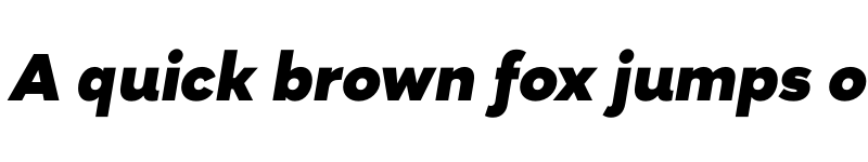 Preview of FONTSPRING DEMO - Magenos Black Italic font