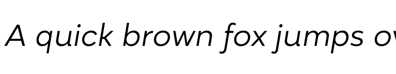 Preview of FONTSPRING DEMO - Magenos Light Italic font