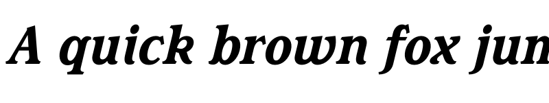 Preview of FONTSPRING DEMO - Magica Bold Italic font