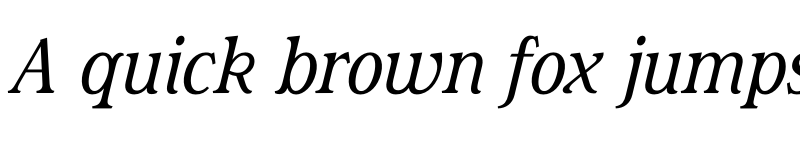 Preview of FONTSPRING DEMO - Magica Italic font