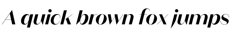 Preview of FONTSPRING DEMO - Magnat Poster SemiBold Italic font