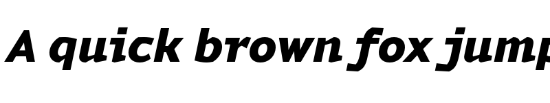 Preview of FONTSPRING DEMO - Magnetic Pro Black italic Regular font