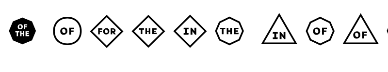 Preview of FONTSPRING DEMO - Magnetic Pro Extras Regular font