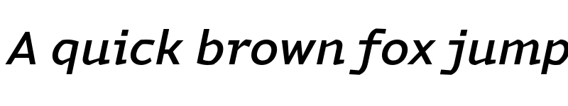 Preview of FONTSPRING DEMO - Magnetic Pro Medium italic Regular font