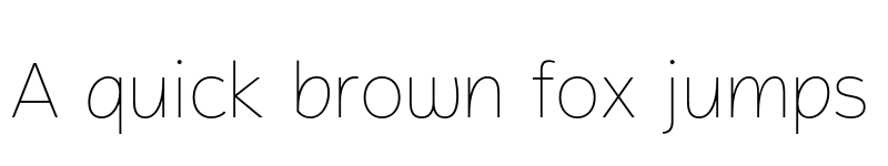 Preview of FONTSPRING DEMO - Magnum Sans Pro Alfa Thin Regular font