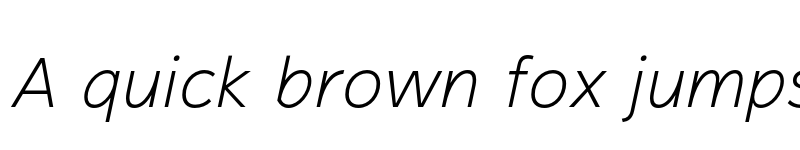 Preview of FONTSPRING DEMO - Magnum Sans Pro Ex Lit Ital Italic font