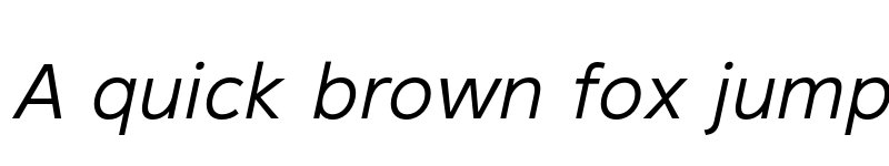 Preview of FONTSPRING DEMO - Magnum Sans Pro Light Obliq Italic font