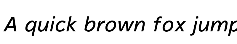 Preview of FONTSPRING DEMO - Magnum Sans Pro Med Ital Italic font