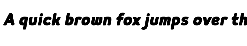 Preview of FONTSPRING DEMO - Mairy Black Italic font