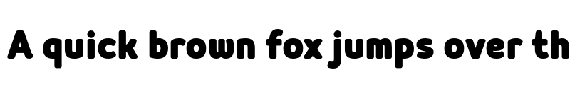 Preview of FONTSPRING DEMO - Mairy Black Regular font