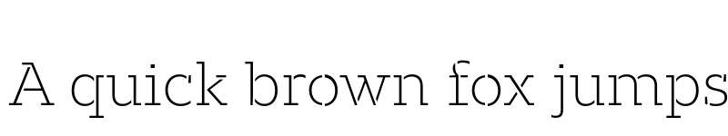 Preview of FONTSPRING DEMO - Majora Pro Stencil Thin Regular font