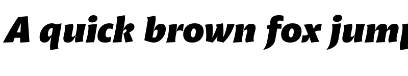 Preview of FONTSPRING DEMO - Malik Extrabold Italic font