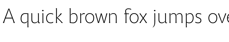 Preview of FONTSPRING DEMO - Malik Extralight Regular font