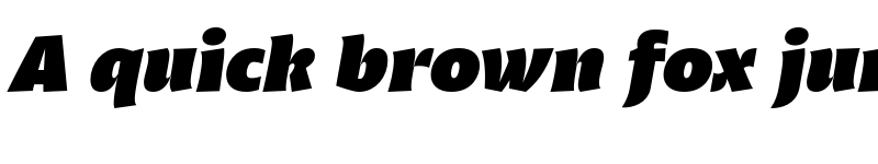 Preview of FONTSPRING DEMO - Malik Heavy Display Italic font