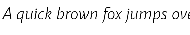 Preview of FONTSPRING DEMO - Malik Light Italic font