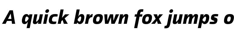 Preview of FONTSPRING DEMO - Malino Heavy Italic font