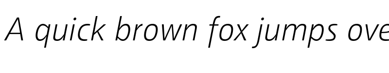 Preview of FONTSPRING DEMO - Malino Light Italic font